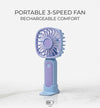 3-Speed Rechargeable Mini Fan