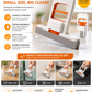 New One-Hand Press Mini Foldable Desktop Mop Self Wringing