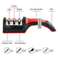 Professional Stainless Steel Knife Sharpener - Quick and Easy to Use - Ideal for Kitchen Knives and Scissors - pro picks
