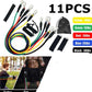11 PCS Latex Resistance Band Fitness Gym Workout Set - pro picks