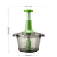 Easy-Press Manual Food Processor – Multi-Blade Vegetable Mincer with Non-Slip Base - pro picks