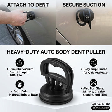 Heavy-Duty Suction Cup Car Dent Puller & Body Repair Tool