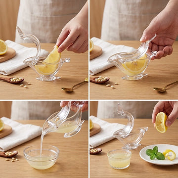 Bird Shape Lemon Clip Squeezer