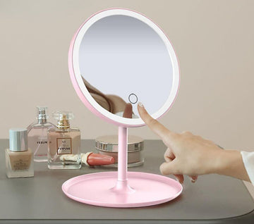 LED Portable Makeup Mirror with Stand