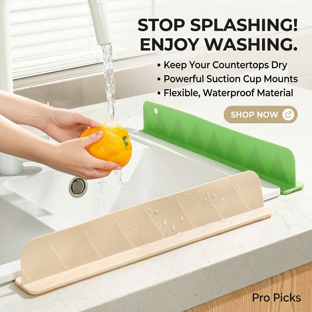 Flexible Sink Splash Guard – Splash Protector